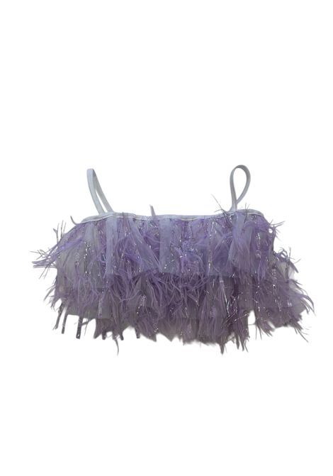 Top con frange A' LAPAGE | 25SAGTOP00090LILLA